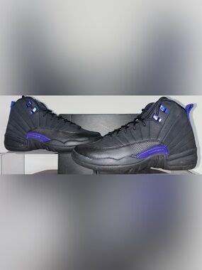 Nike Air Jordan 12 Retro Black Dark Concord GS Size 7Y Brand New With Box